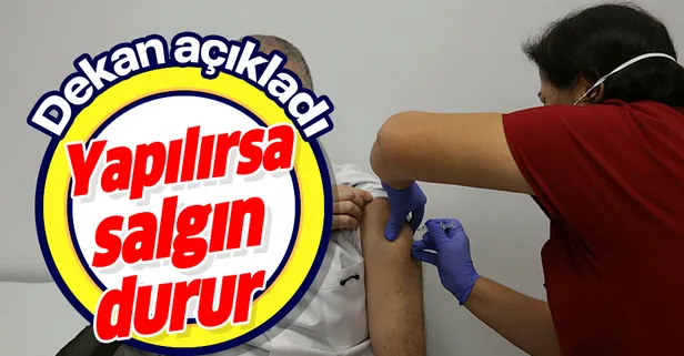 Tıp Fakültesi Dekanı: Toplumun yüzde 70'i Çin’den alınan inaktif aşıyla aşılanırsa salgın durur