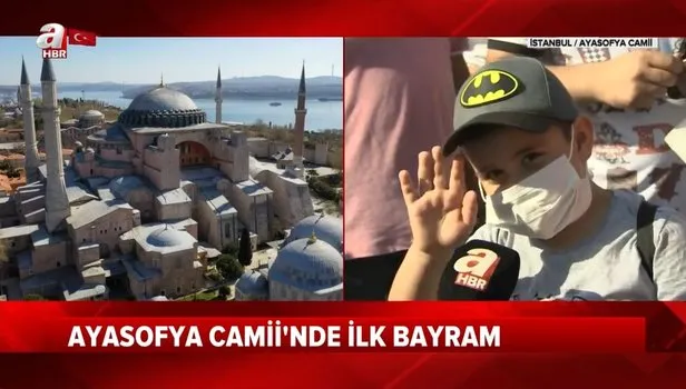Sosyal medyaya damga vuran çocuk! 'Namazım kaçıyor' dedi A Haber canlı yayınını terk etti