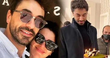 Kalp Yarasının Feritine sette büyük sürpriz! Nesrin Cavadzade ile aşk yaşayan Gökhan Alkanın yeni yaşı bakın nasıl kutlandı
