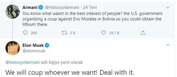 Elon Musk Twitter Dan Duyurdu Kime Istiyorsak Darbe Yapariz Takvim