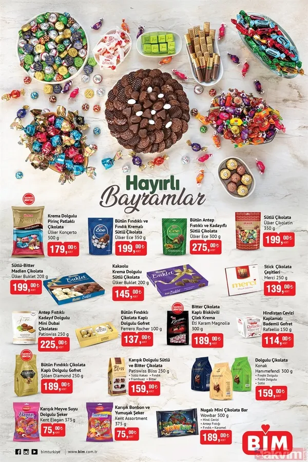 Dana Kavurma 150 G - 99 Tl Dana Kuşbaşı Et 400 G - 199 Tl Donuk Bütün Piliç - 49,90 Tl Yumurta 30'Lu - 149,50 Tl Doğuş Siyah Filiz Çay 1 Kg - 175 Tl Torku Ayran...