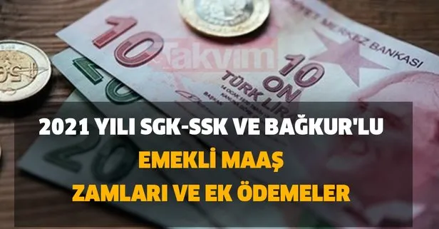 2021 yılı SGK-SSK ve Bağkur’lu emekli maaş zamları ve ek ödemeler: Bayram ikramiyesi, ek ödeme ve promosyon ne kadar verilecek?
