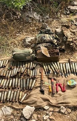 Son dakika: MSB açıkladı: Pençe Kaplan Operasyonu'nda çok sayıda silah ve mühimmat imha edildi