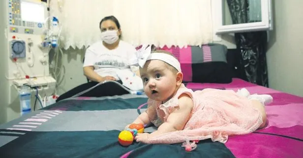 39 yaşındaki Mahi Azman organ nakli beklerken bebek sahibi oldu