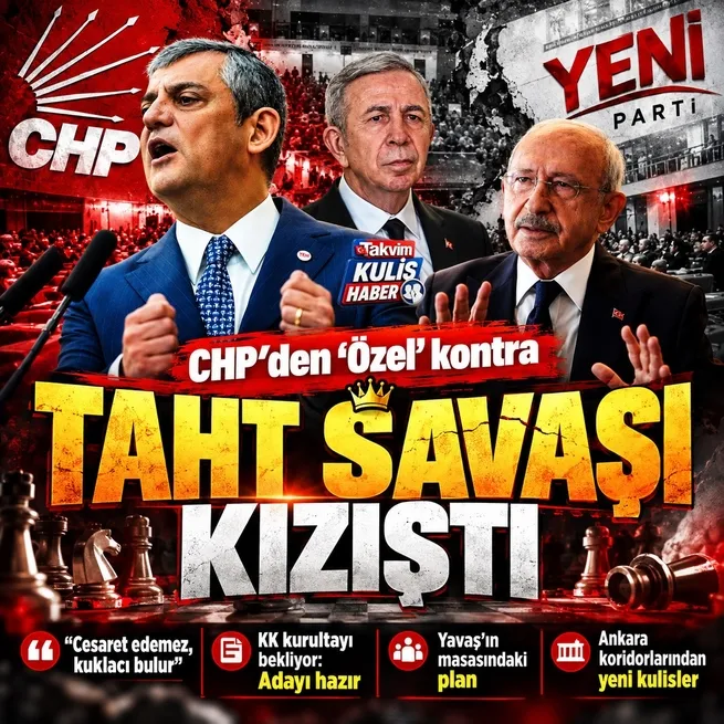 Adayımız hazır diyen CHPden Özgür Özele YENİ kontra: Cesaret edemez... Mansur Yavaşın planı