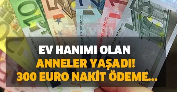 300 euro nakit odeme yapilacak sigortali sigortasiz ev hanimi olan anneler takvim