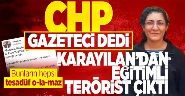 Eski CHP Milletvekili Atilla Kart’ın ’gazeteci’ diye tweet attığı Nagihan Akarsel’in PKK elebaşları Duran Kalkan ve Osman Öcalan’dan eğitim aldığı ortaya çıktı
