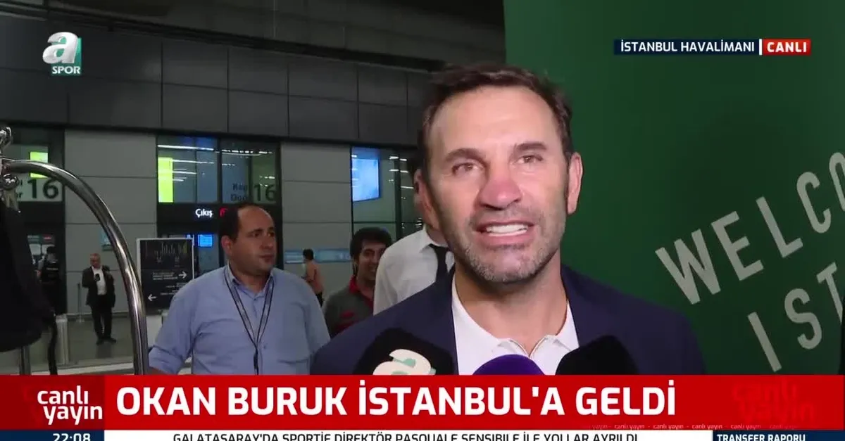 Okan Buruk İstanbul’a geldi