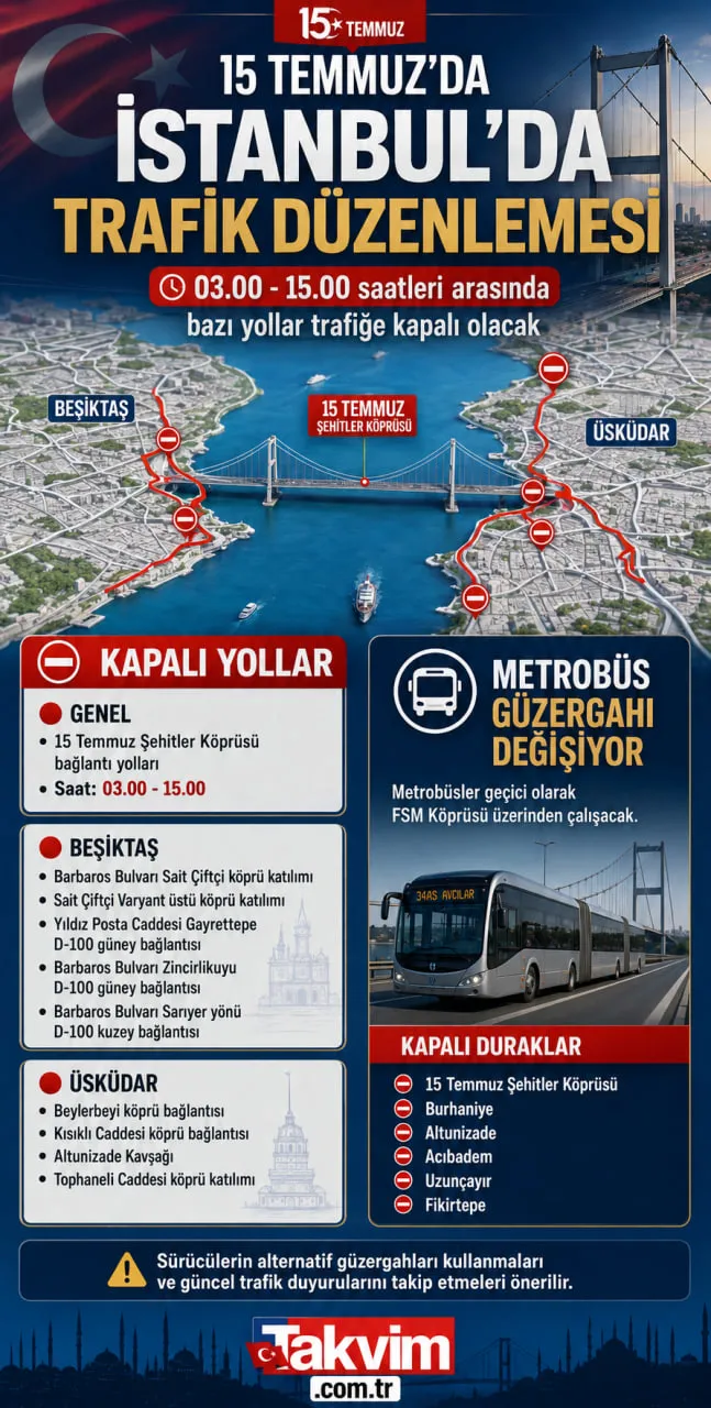 istanbulda-15-temmuz-duzenlemesi-bu-yollar-trafige-kapatilacak-1784035874257.jpg İstanbul’da bugün hangi yollar trafiğe kapalı? 15 Temmuz alternatif güzergahlar-4