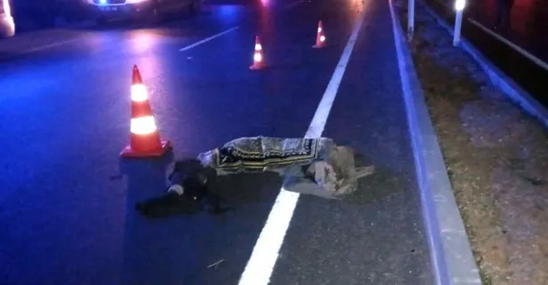 Otomobilin çarptığı dede ve torunu öldü