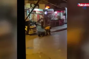 Bursa'da silahlı kavga kamerada