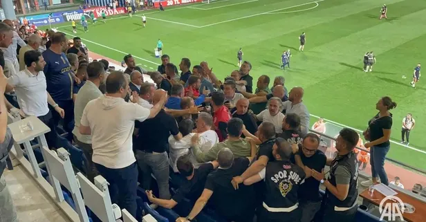 Kasımpaşa’da protokol tribünü karıştı! Yumruklar havada uçuştu...