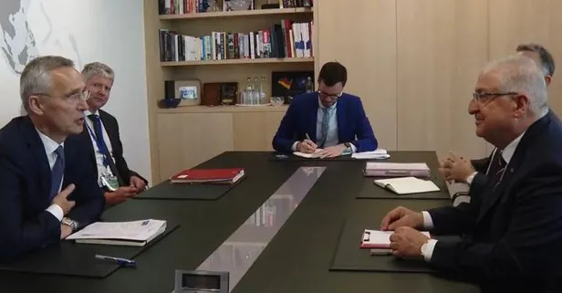 Milli Savunma Bakanı Yaşar Güler NATO Genel Sekreteri Stoltenberg ile görüştü