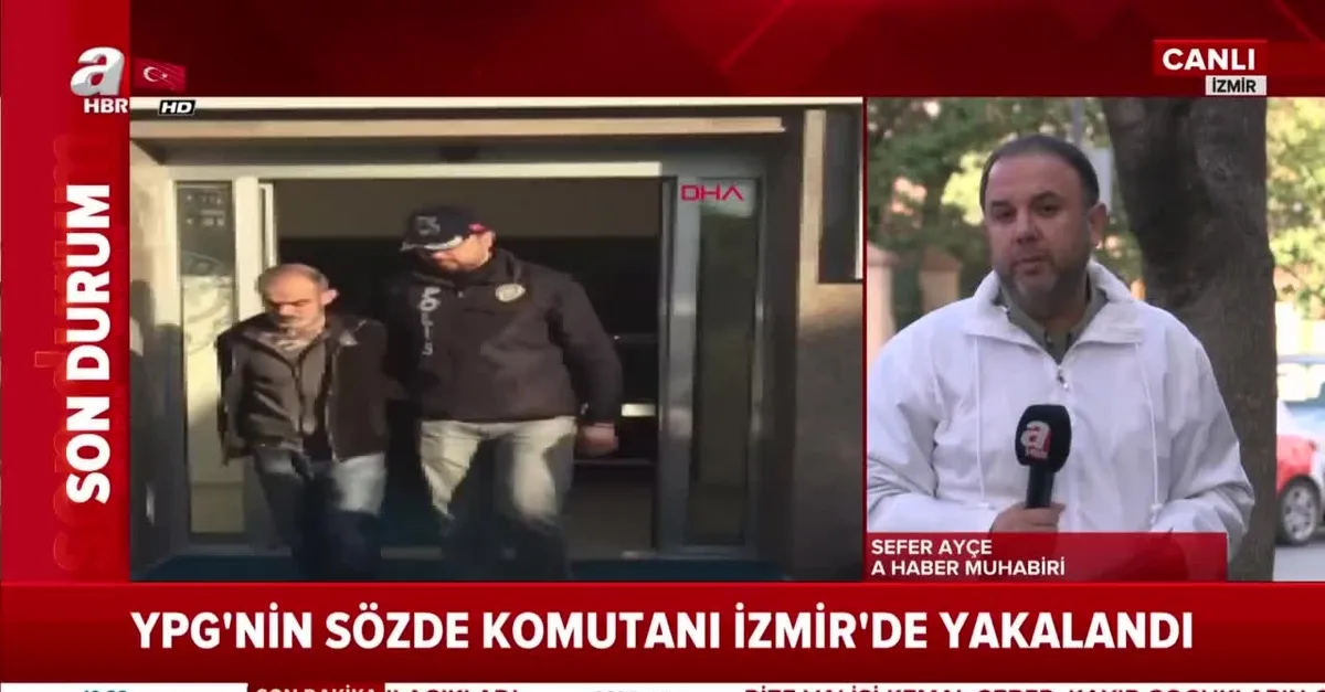YPG'nin sözde komutanı İzmir'de yakalandı
