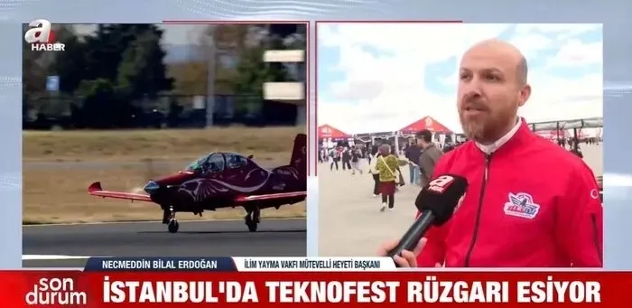 İlim Yayma Vakfı Mütevelli Heyeti Başkanı Bilal Erdoğan, A Haber'e konuştu (Takvim.com.tr)