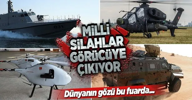Türkiye’nin zırhlı araç, İHA ve botları görücüye çıkıyor