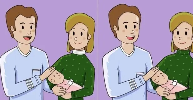 Görseldeki Bu 3 Farklı Unsuru Sadece Siz Bulabilirsiniz! Anne ve Babalar Dikkat