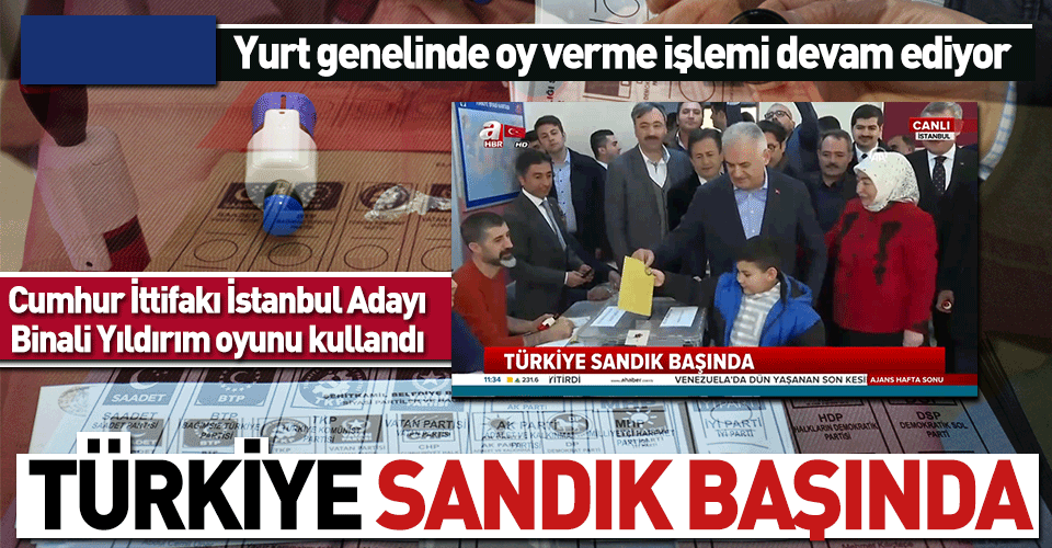 Türkiye sandık başında