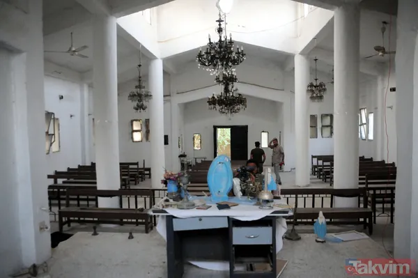 Tel Abyad’daki Ermeni Kilisesi önce DEAŞ sonra PKK tarafından karargah olarak kullanılmış - 8