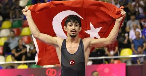 Milli güreşçi Kerem Kamal’dan altın madalya