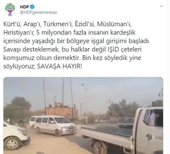 Barış Pınarı Harekatı CHP-HDP ittifakını salladı! HDP’li Sibel Yiğitalp’den Kılıçdaroğlu’na operasyon tepkisi…-1