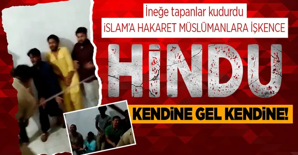 Hindistan'dan skandal görüntüler! Hem İslam'a ve Hz. Muhammed'e hakaret hem Müslümanlara şiddet...