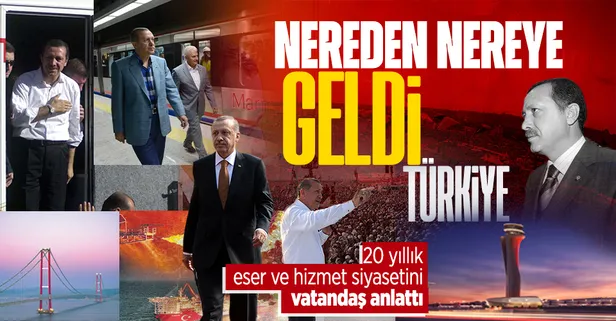 AK Parti 20 yılda Türkiye'ye çağ atlattı! Vatandaşlar eser ve hizmet siyasetini anlattı