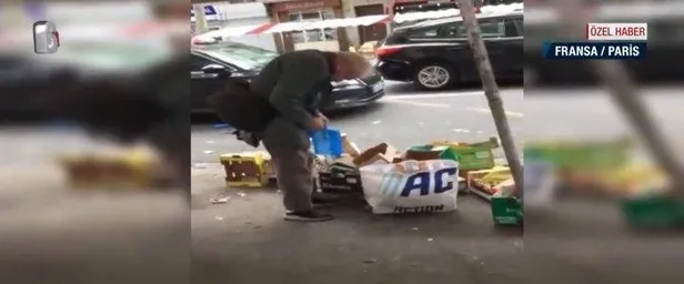 Paris'te insanlar çöpe atılan meyve sebzeleri topluyor!-2