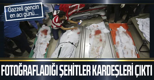 Gazzeli gencin en acı günü: Fotoğraflarını çektiği şehitlerin arasında iki kardeşinin bulunduğunu fark etti