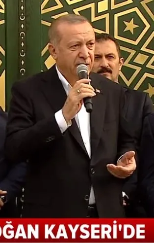 Başkan Erdoğan, Hulusi Akar Camii'ni açtı!