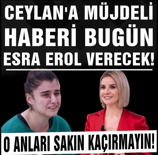 Esra Erol SON BÖLÜM TEKRAR İZLE ATV linki 15 Ocak 2021 Cuma | ATV linki YOUTUBE Esra Erol'dan Ceylan'a müjde!-3