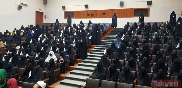 Afgan kadınlar Kabil Eğitim Üniversitesi’nde Taliban’a destek programı düzenledi - 17