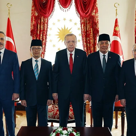 Başkan Erdoğan Endonezya bakanlarını kabul etti
