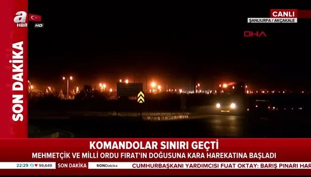 Barış Pınarı Harekatı'nda kara operasyonu başladı