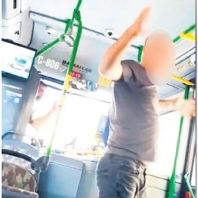 Otobüste taciz iddiası
