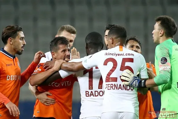 Başakşehir-Galatasaray maçı sonrası kavga!