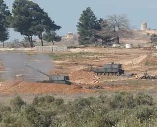 Fırtına obüsleri PYD’yi bombardımana tuttu