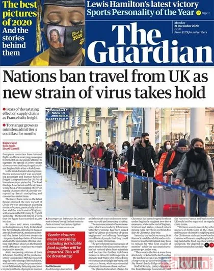 Koronavirüsün mutasyon geçirmesi İngiltere manşetlerinde! ’Avrupa’nın hasta adamı’