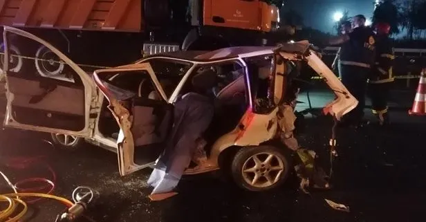 Kocaeli’nin Gebze ilçesi TEM Otoyolu’nda korkunç kaza: 3 ölü, 4 yaralı