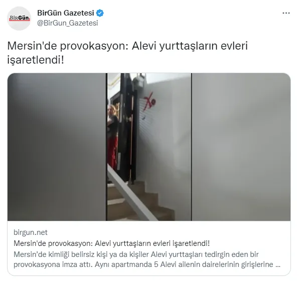 Mersin Valiliğinden 2 evin kapısının işaretlenmesine ilişkin flaş açıklama