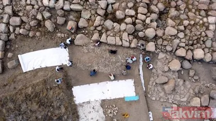 Yozgat’ın Sorgun ilçesinde yapılan kazı çalışmalarında dünyanın en eski mozaiği bulundu