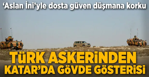 Katar ve Türkiye'den askeri tatbikat