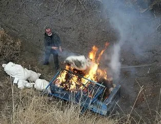 Torba torba yakıldı! Tam 327 kilogram...