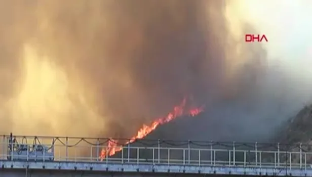 Muğla Milas'ta son dakika! Kemerköy Termik Santrali'nde alarm! Alevlerle santral arası mesafe 500 metreye indi!