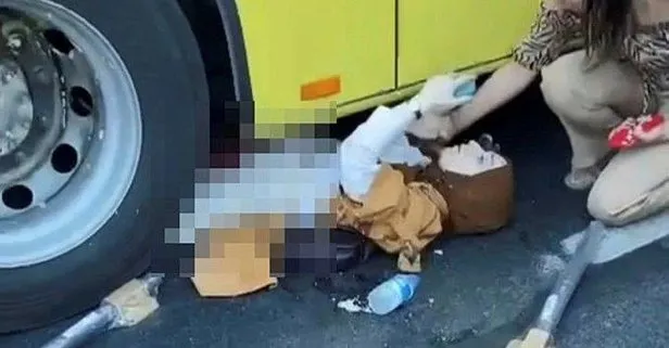 İstanbullunun canı tehlikede! İETT otobüsü ile motosiklet çarpıştı: Hamile kadın hayatını kaybetti