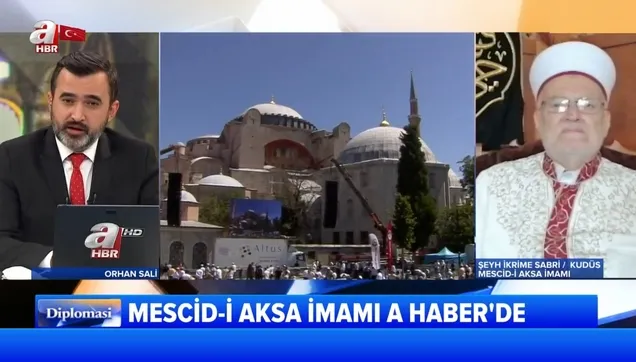 Mescid-i Aksa İmamı Sabri'den Ayasofya açıklaması: Erdoğan bize umut oldu!