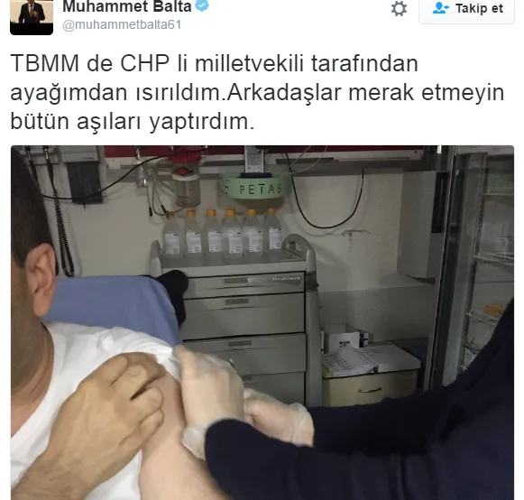 CHP'li vekil AK Partili Balta'nın bacağını ısırdı-1