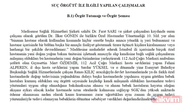 Takvim iddianameye ulaştı: İşte Yenidoğan çetesinin skandalları! Nasıl tezgah kurdular? Örgüt şeması ve gizli yazışmalar: Başımız belada - 5