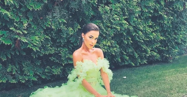 Bensu Soral,yeşillere büründü