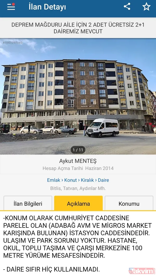 Helal be size! Kiralık evler depremzedeler için ücretsiz ilana dönüştü - 5